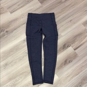 Athleta Kids Dark Blue Leggings - Fleece Lined . Super Comfy and soft.